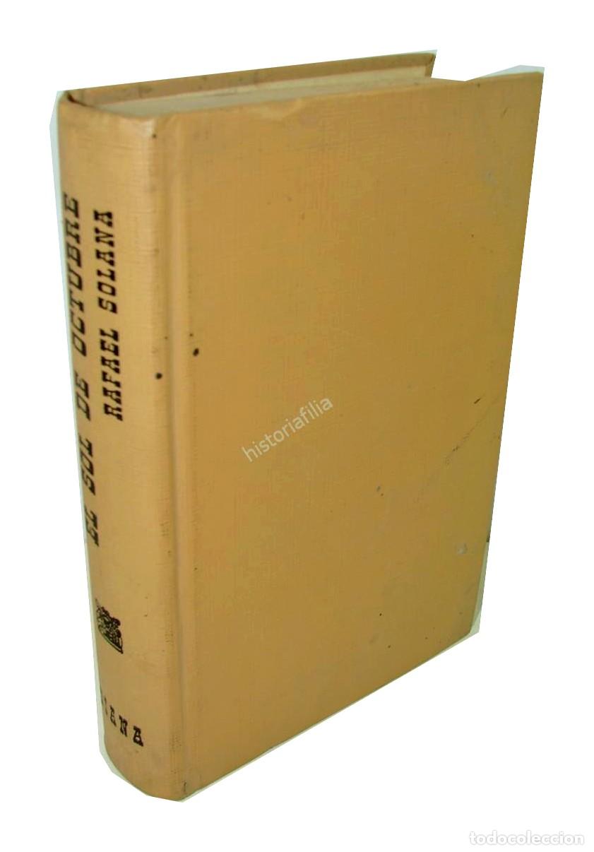 books: El Sol De Octubre Rafael Solana 1968 1ra Edicion Nvl