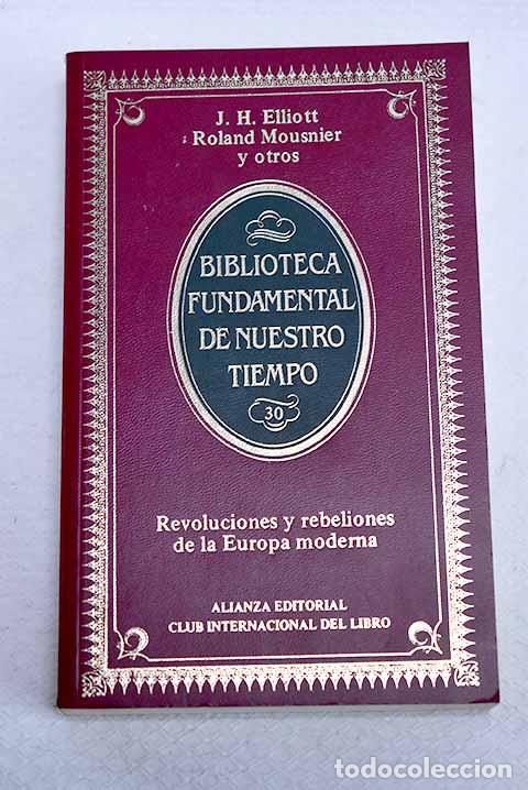 books: Revoluciones y rebeliones de la Europa moderna :