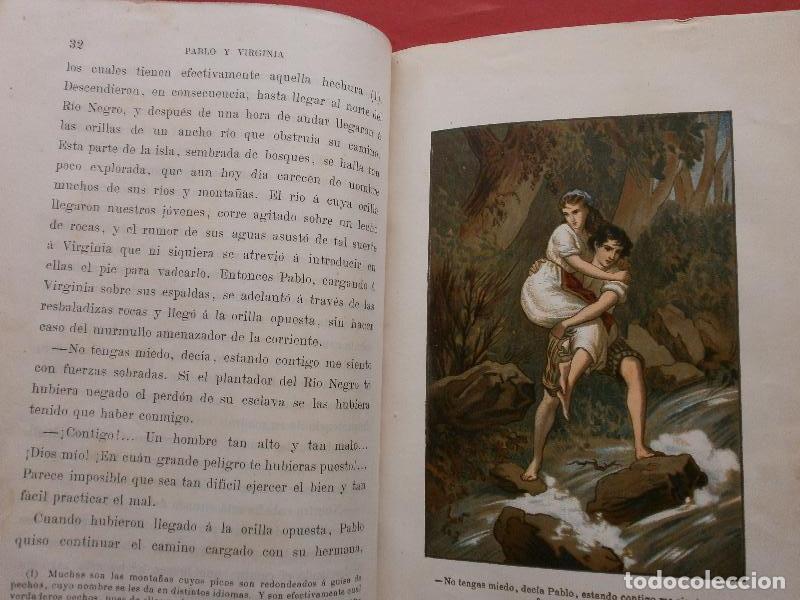 Libros: Pablo y Virginia. - Saint-Pierre, Bernardin de. - Foto 2