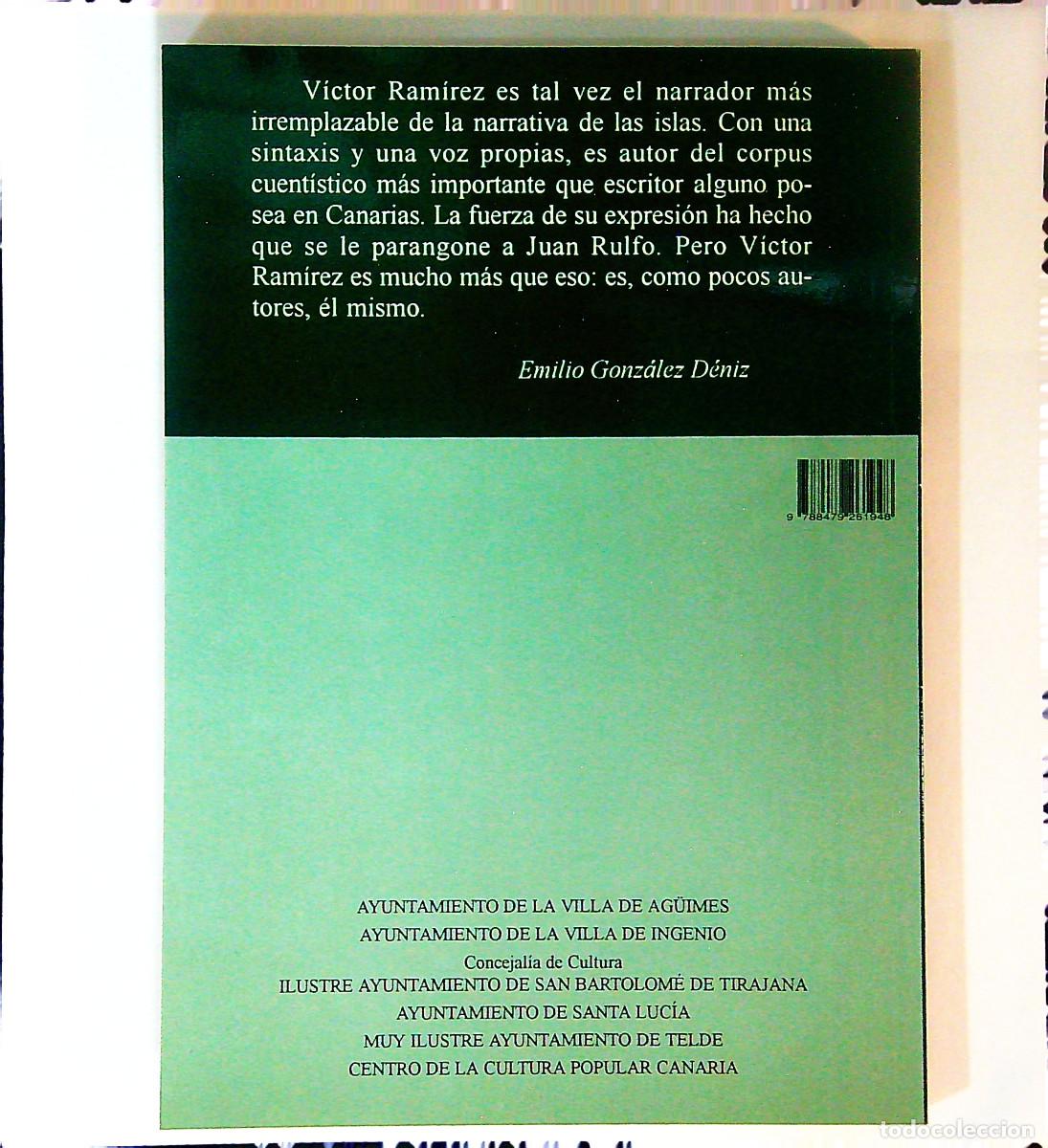Libros: ANTOLOG&Iacute;A DE CUENTOS - V&Iacute;CTOR RAM&Iacute;REZ - DESDE EL SUR - CANARIAS - Foto 3