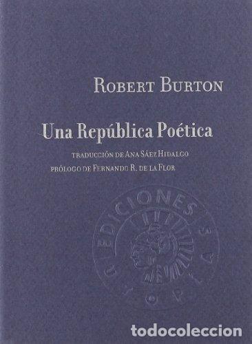 B&uuml;cher: Una rep&uacute;blica po&eacute;tica. Colecci&oacute;n utop&iacute;as - Burton, Robert