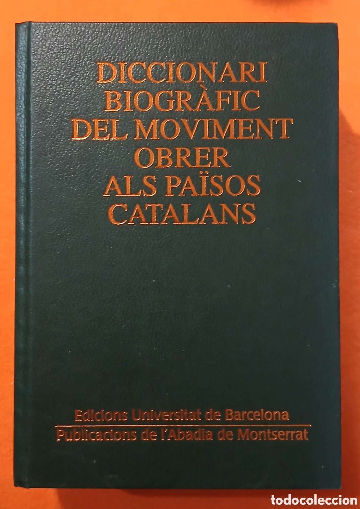 Libri di seconda mano: DICCIONARI BIOGR&Agrave;FIC DEL MOVIMENT OBRER ALS PA&Iuml;SOS CATALANS