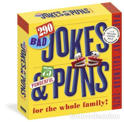 Libros: 290 Bad Jokes & 75 Punderful Puns Page-A-Day Calendar 2025- 9781523525225