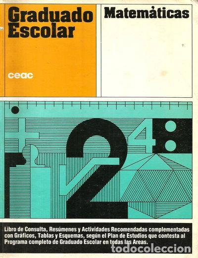 Livros em segunda m&atilde;o: Matem&aacute;ticas - Graduado Escolar- 9788432941023