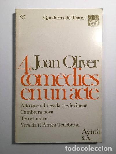Libros: 4 com&egrave;dies en un acte- 9788420959719