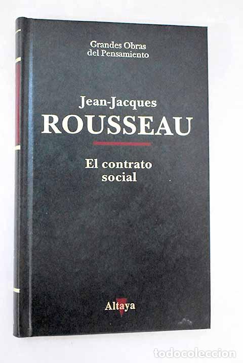 Livres: El contrato social: Rousseau, Jean-Jacques.- Rousseau, Jean-Jacques
