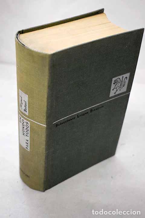 Libros: Un mundo para todos: Bu&ntilde;uel, Miguel.- Bu&ntilde;uel, Miguel