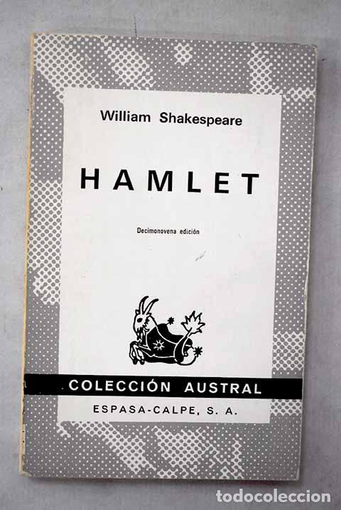 Libros: Hamlet, Pr&iacute;ncipe de Dinamarca.- Shakespeare, William