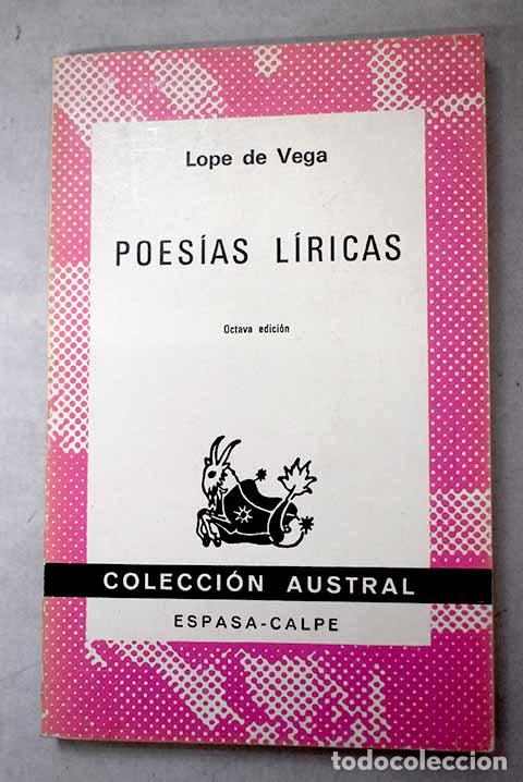Libros: Poes&iacute;as l&iacute;ricas: Vega, Lope de.- Vega, Lope de