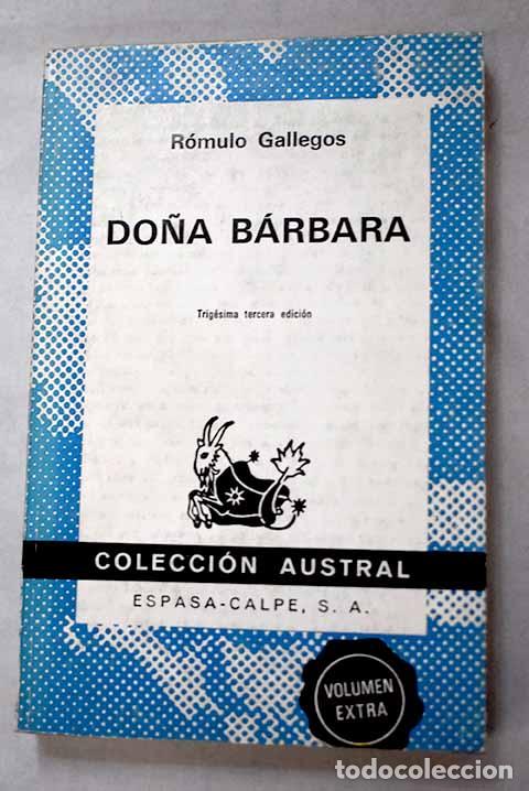 books: Do&ntilde;a B&aacute;rbara: Gallegos, R&oacute;mulo.- Gallegos, R&oacute;mulo