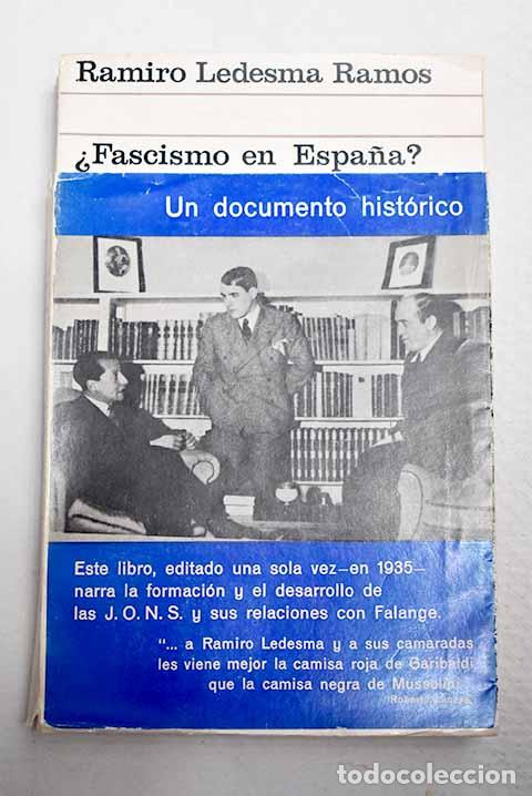 Livros em segunda m&atilde;o: &iquest;Fascismo en Espa&ntilde;a?: Discurso a las juventudes de Espa&ntilde;a.- Ledesma Ramos, Ramiro