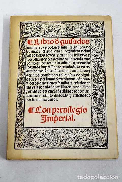 Livros em segunda m&atilde;o: Libro de guisados, manjares y potajes, intitulado Libro de cozina.- Nola, Ruberto de