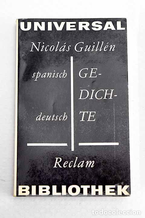 Libros: Gedichte: spanish - deutsch.- Guillen, Nicolas