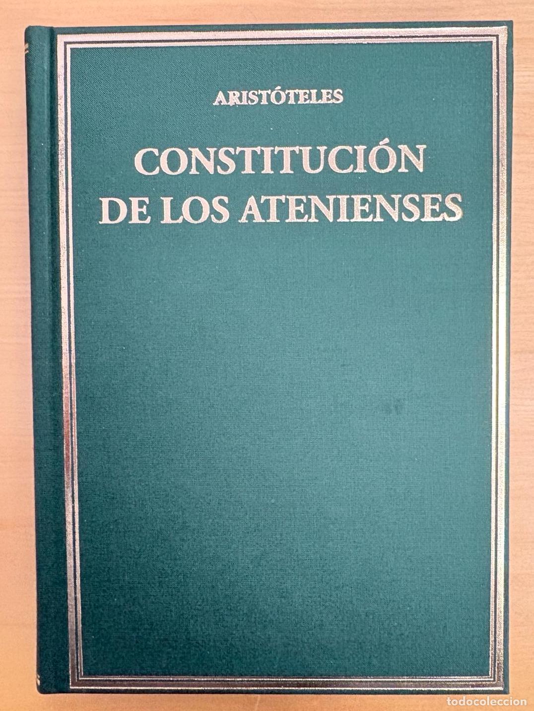 Libros: Constituci&oacute;n de los atenienses - Arist&oacute;teles