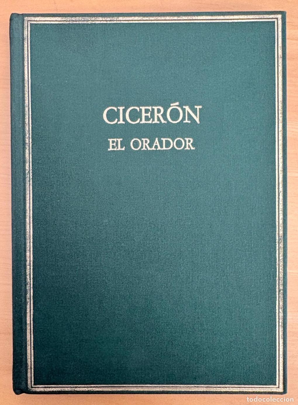 Libros: El orador - Cicer&oacute;n, Marco Tulio