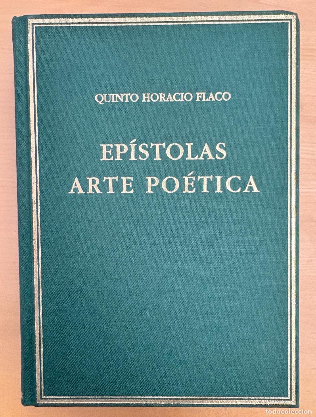 Libros: Ep&iacute;stolas - Horacio Flaco, Quinto