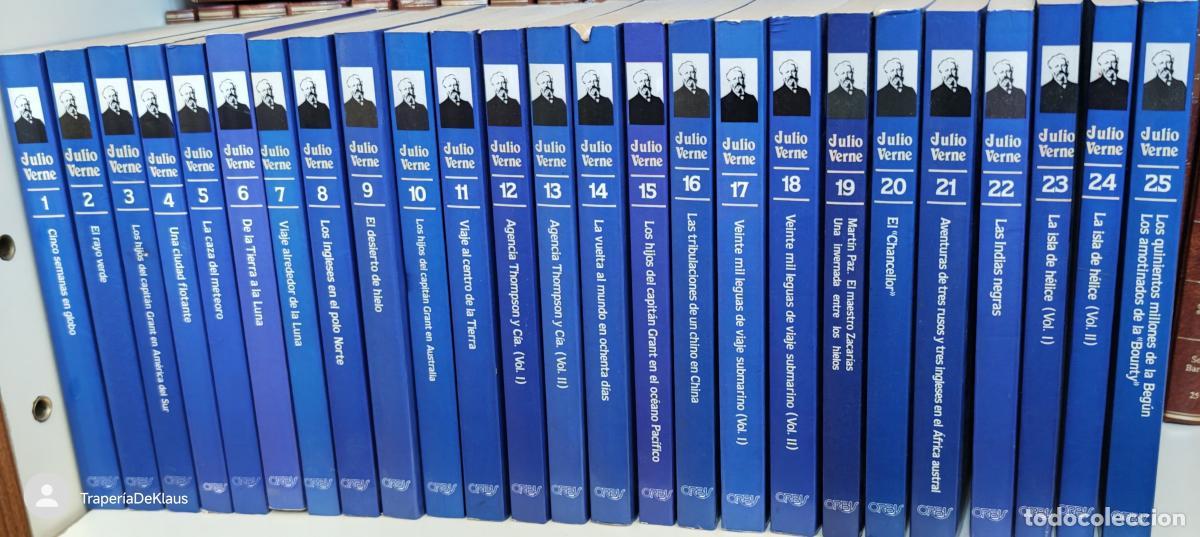 Libros: Julio Verne - 25 vol&uacute;menes. Colecci&oacute;n Orbis 1986 - - tdk428