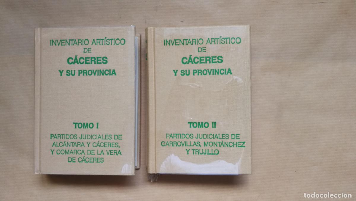 books: Inventario art&iacute;stico de C&aacute;ceres y su provincia. 2 vols. - &rdquo;ANDR&Eacute;S ORDAX, Salvador&rdquo;