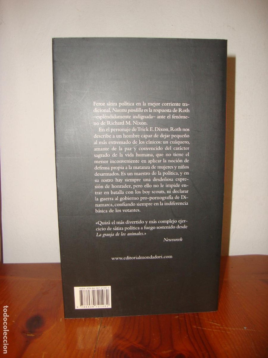 Libros: NUESTRA PANDILLA (MONDADORI) - PHILIP ROTH - Foto 3