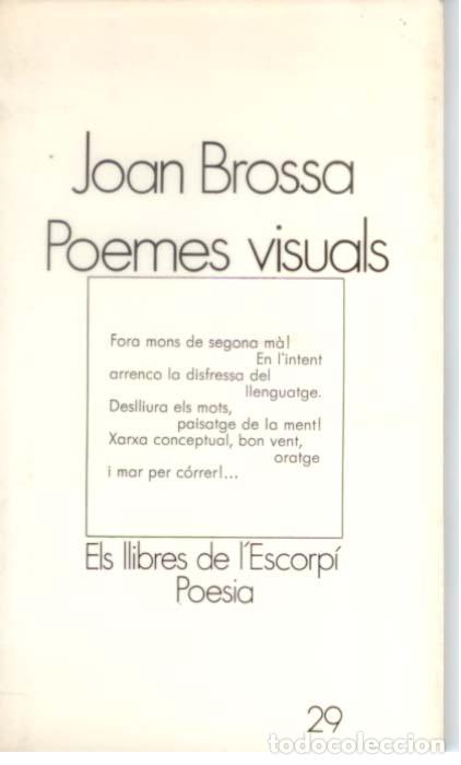Livres: BROSSA, Joan - POEMES VISUALS - Barcelona 1981