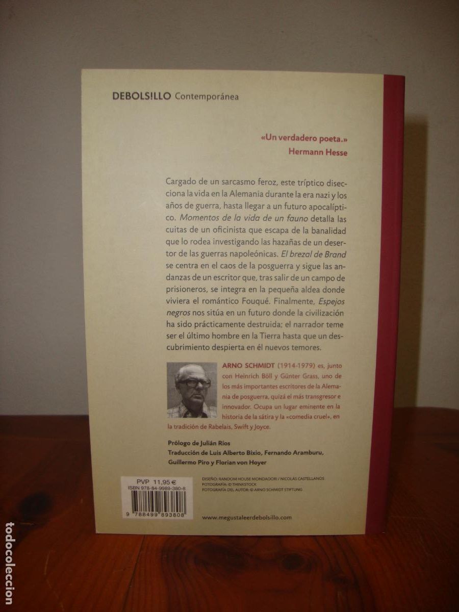 Libros: LOS HIJOS DE NOBODADDY (DEBOLSILLO) - ARNO SCHMIDT - Foto 3