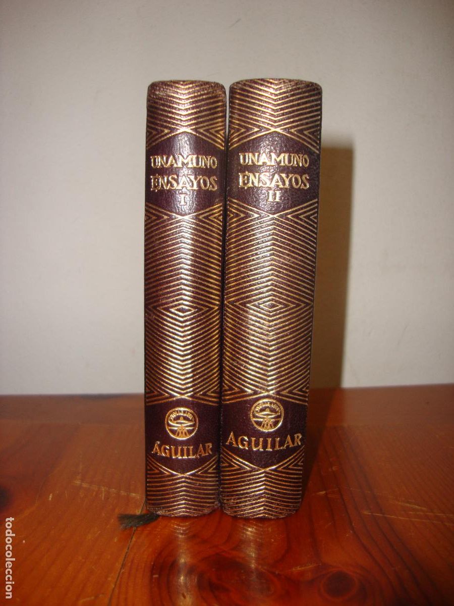 Libros: ENSAYOS I Y II. DOS TOMOS (AGUILAR) - MIGUEL DE UNAMUNO