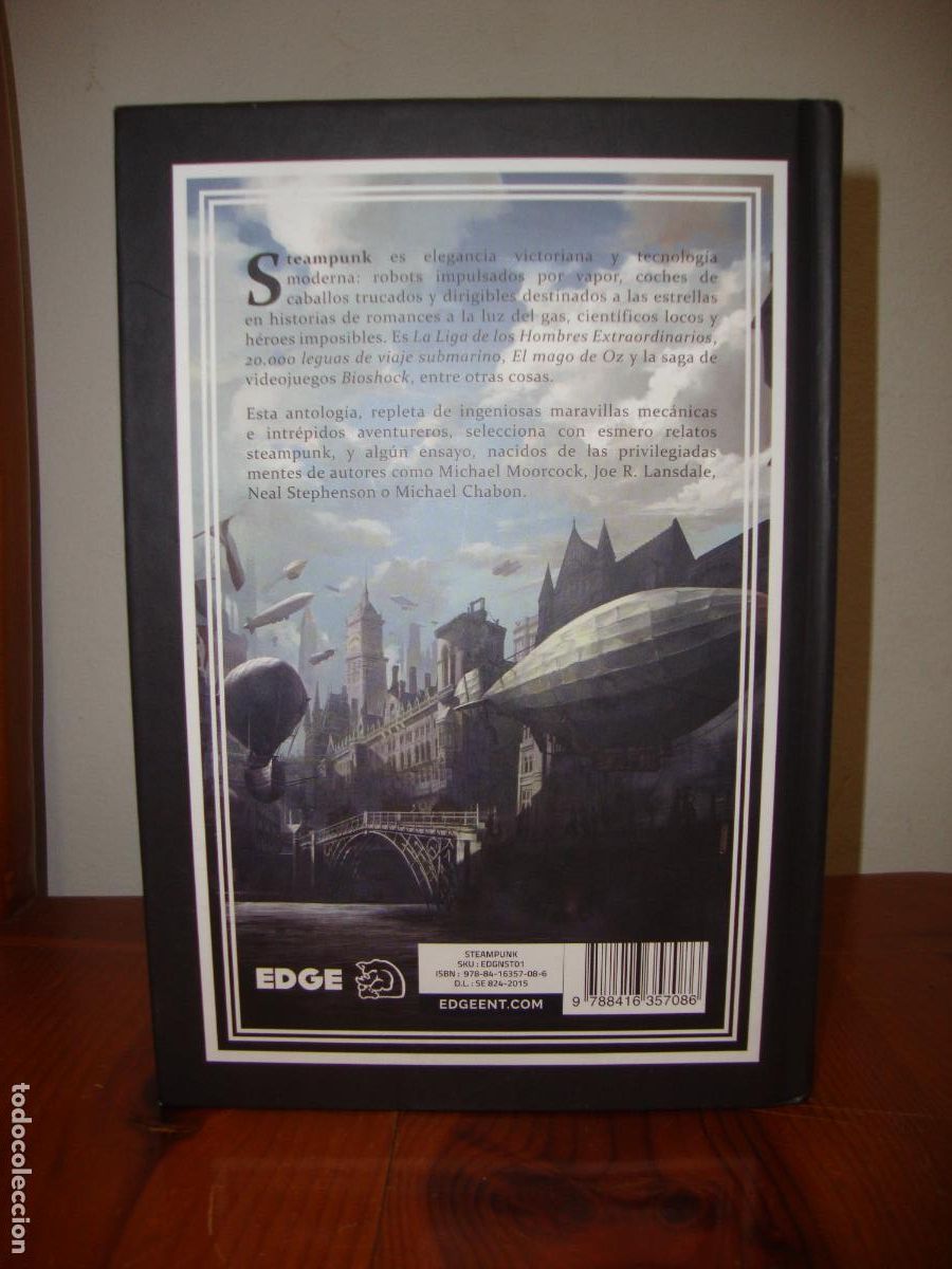 Libros: STEAMPUNK. UNA ANTOLOGIA (EDGE EDICIONES) - ANN Y JEFF VANDERMEER - Foto 3