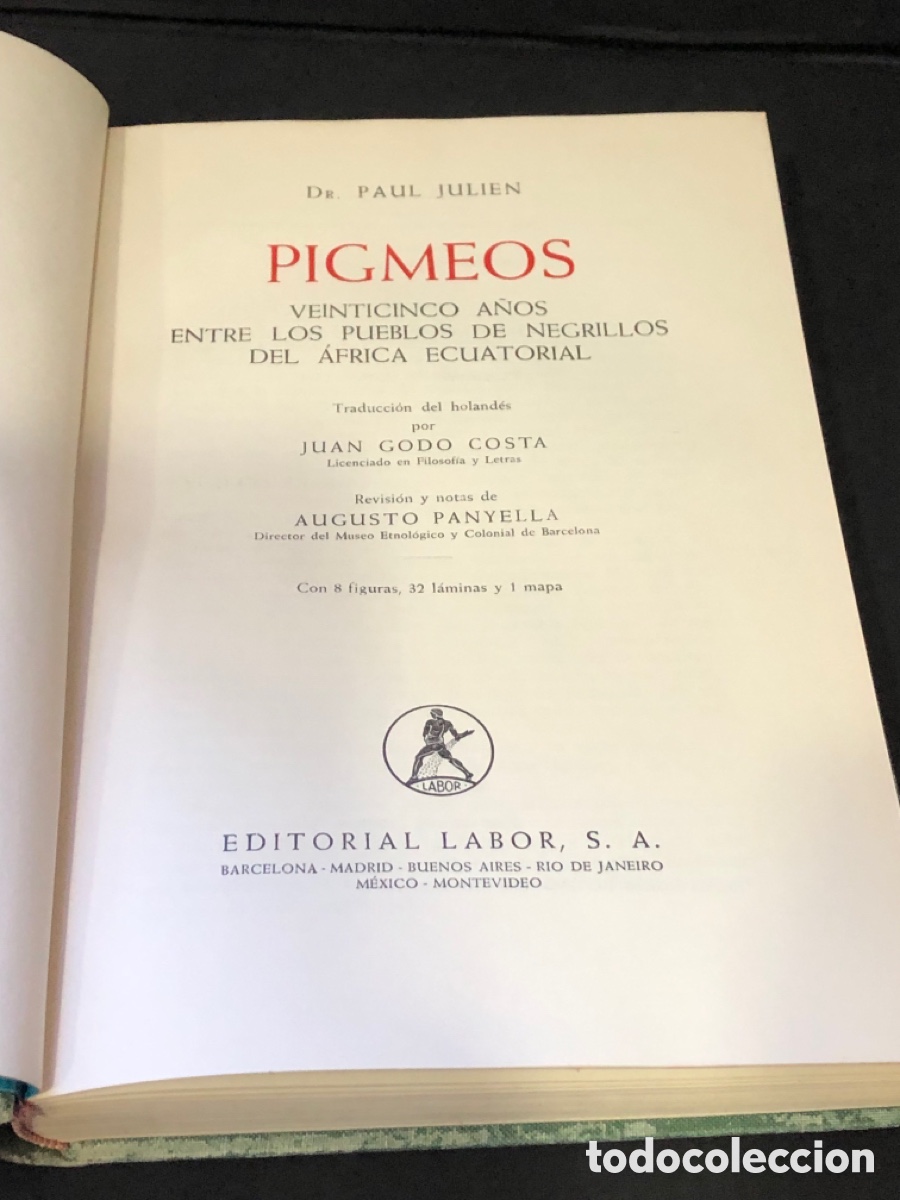 Libros: Pigmeos Paul Julien Editorial Labor - Foto 3