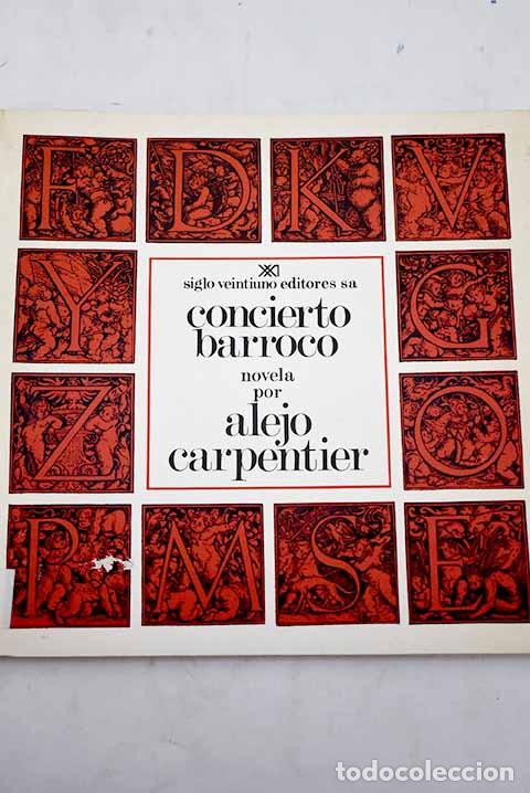 Libros: Concierto barroco: Carpentier, Alejo.- Carpentier, Alejo