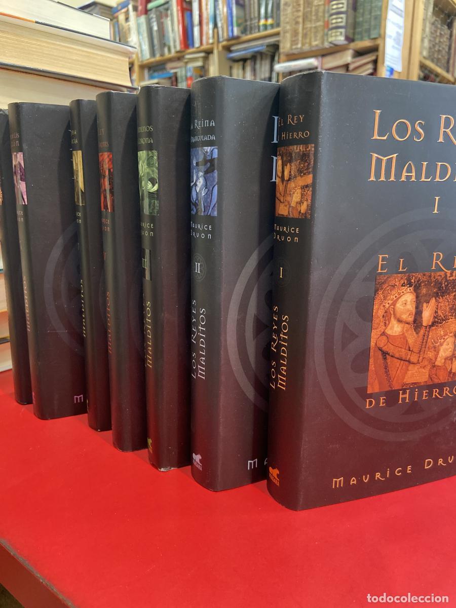 Libros: LOS REYES MALDITOS. El rey de hierro. La reina estrangulada. Los venenos de la corona. La ley de los