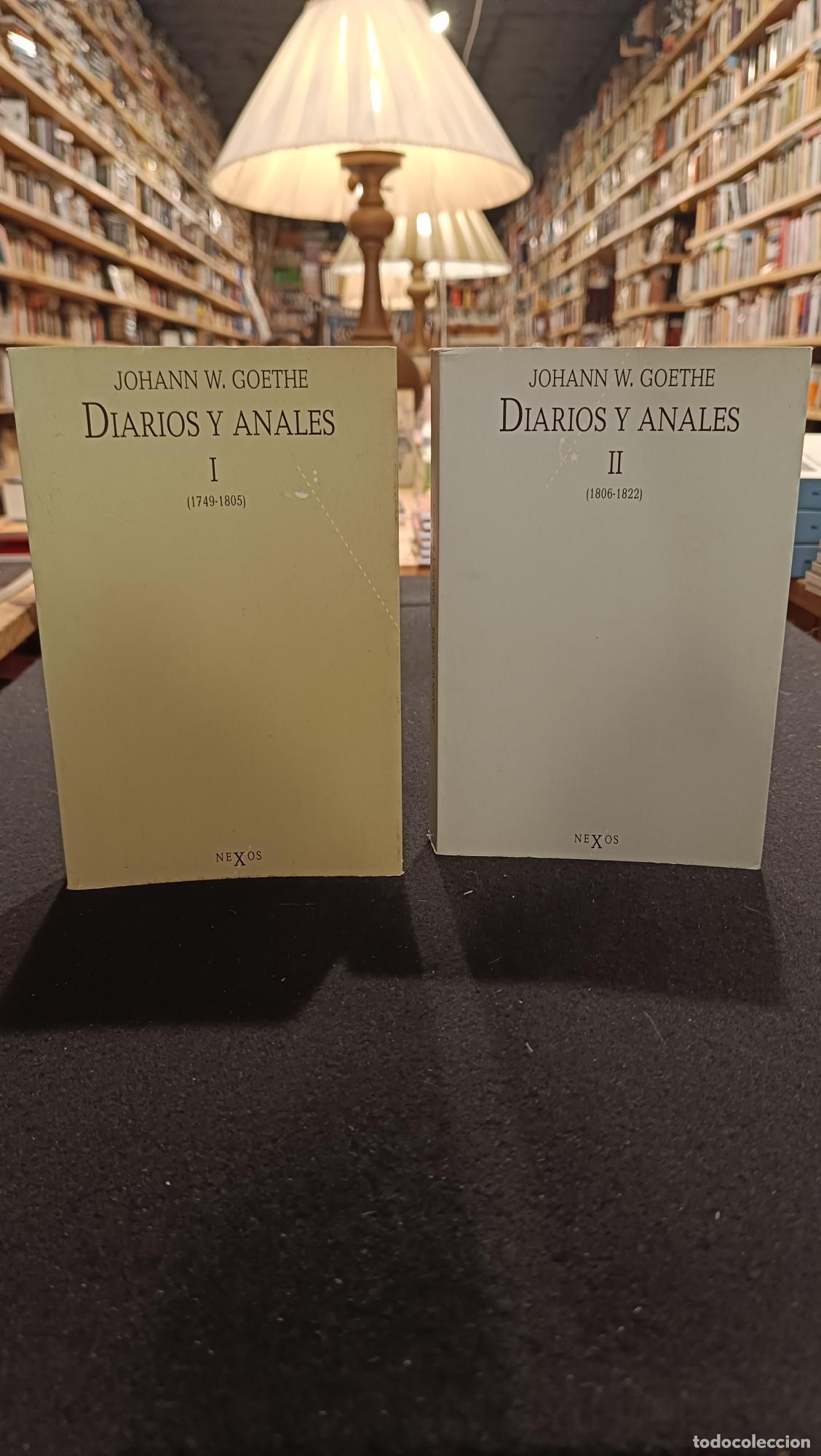 books: Diarios y anales. I y II (1806-1822) - Johann Wolfgang von Goethe