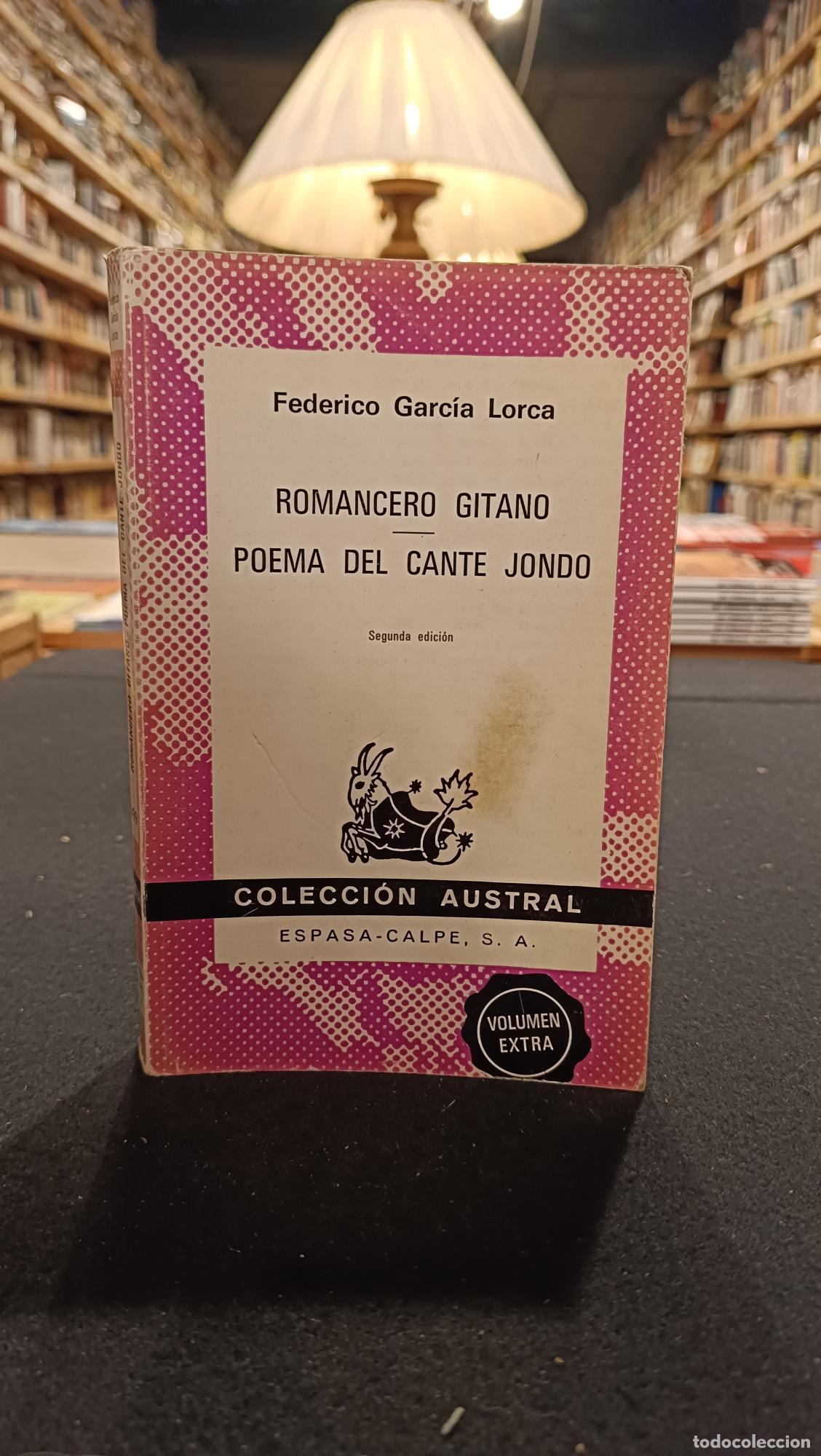 Libros: Romancer gitano. Poema del Cante Jondo - Federico Garc&iacute;a Lorca