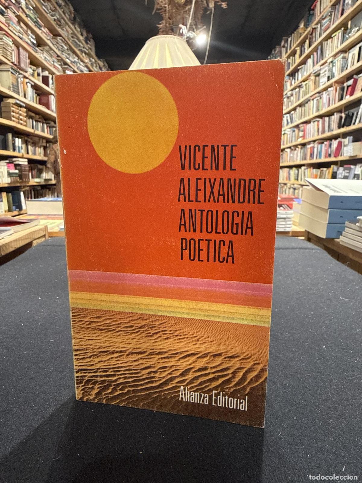Libros: Antolog&iacute;a po&eacute;tica - Vicente Aleixandre