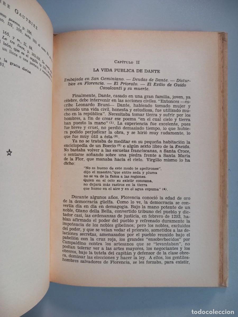 Libros: Dante. Su vida y su obra. - GAUTHIEZ, Pierre: - Foto 13