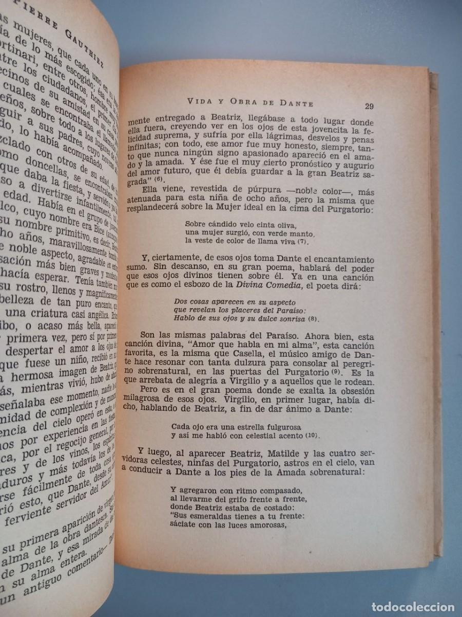 Libros: Dante. Su vida y su obra. - GAUTHIEZ, Pierre: - Foto 14