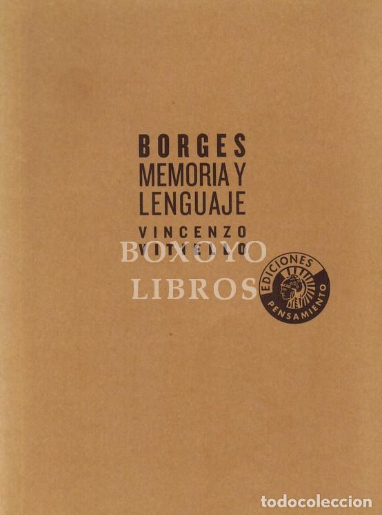 Livres: VITIELLO, Vincenzo. Borges. Memoria y lenguaje