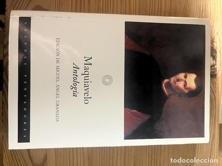 Libros: MAQUIAVELO ANTOLOG&Iacute;A - Miguel &Aacute;ngel Granada