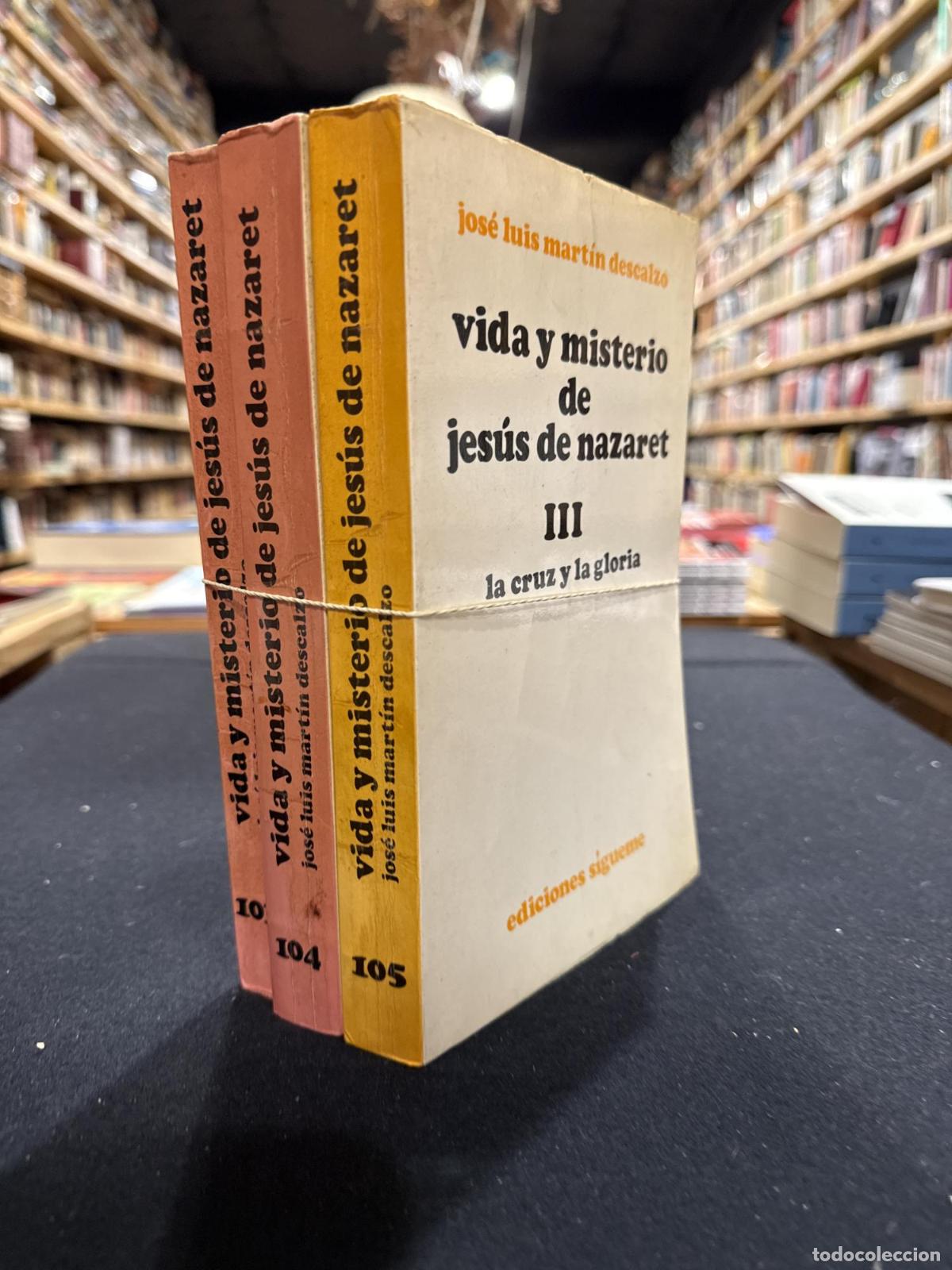 books: Vida y misterio de Jesus de Nazaret. 3 vol - Jose Luis Martin Descalzo