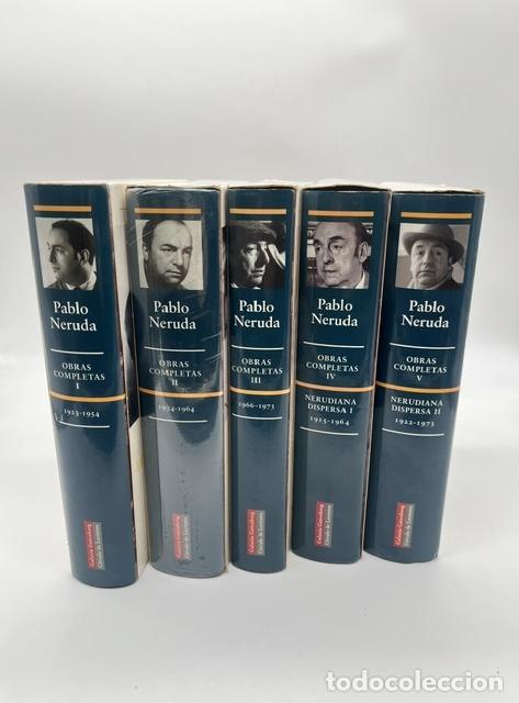 Libros: NERUDA, Pablo. - Obras completas. 5 tomos. - Foto 1