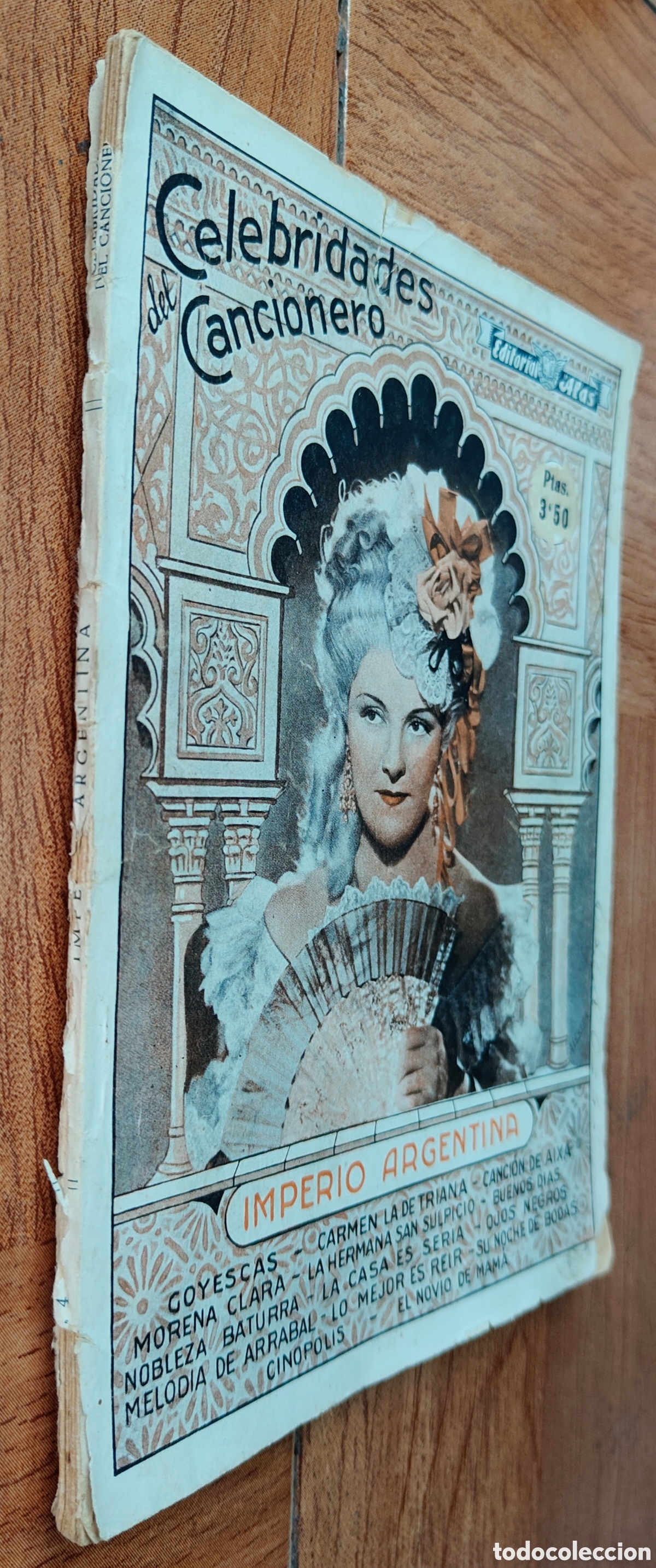 Libros: Celebridades del Cancionero: Imperio Argentina - VV. AA.