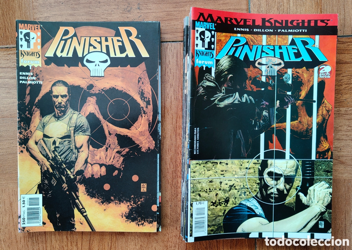 Libros: Marvel Knights: Punisher � Vol 1 y 2 + Espacial � 45 N&uacute;meros (12-32-1) � Completas - F&oacute;rum - Garth E