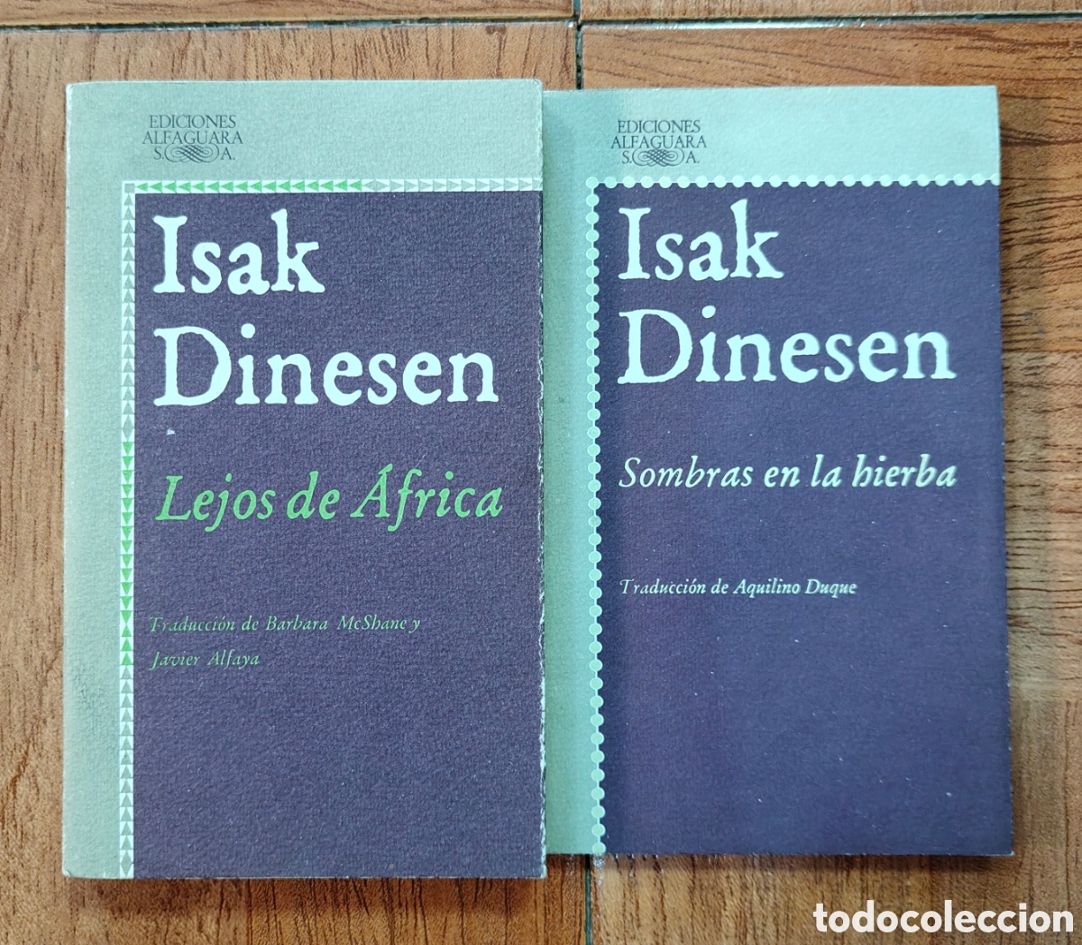 Libros: Lejos de &Aacute;frica / Sombras en la Hierba � Alfaguara - Isak Dinesen