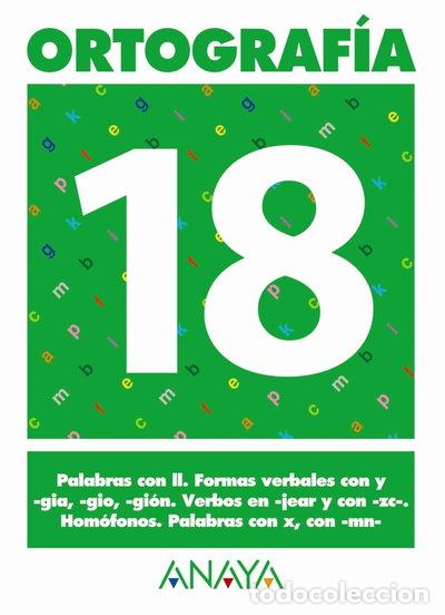 Libros: Ortograf&iacute;a 18- 9788466727976