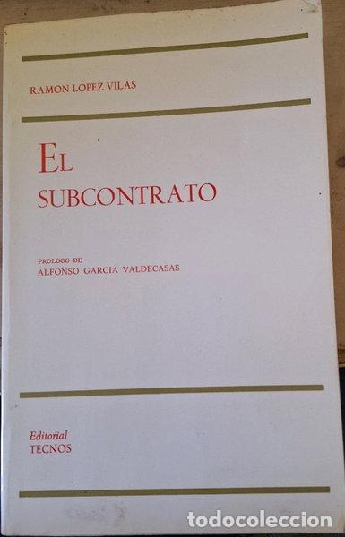 Libri di seconda mano: El subcontrato- 9788430903856
