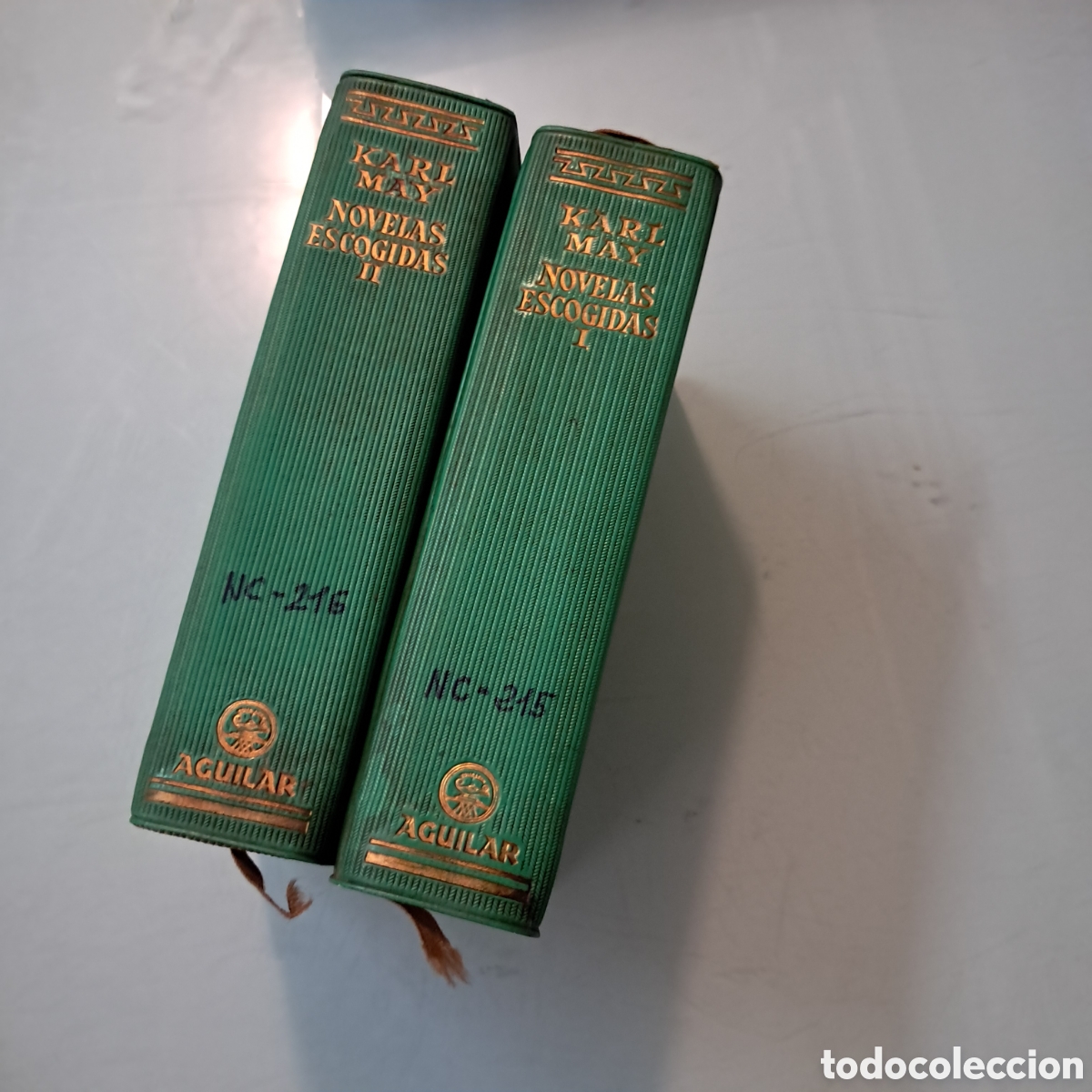 Libros: Karl May, Novelas escogidas, 2 tomos Aguilar, El lince inquieto
