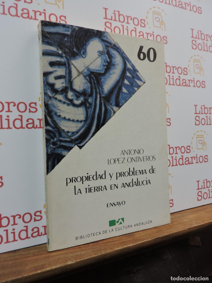 Libros: Propiedad y problema de la tierra en Andaluc&iacute;a. L&Oacute;PEZ ONTIVEROS, Antonio. 1986