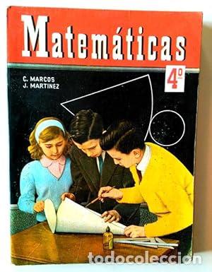 Libros: MATEM&Aacute;TICAS 4&ordm; - Marcos,C./Mart&iacute;nez,J. - Foto 1