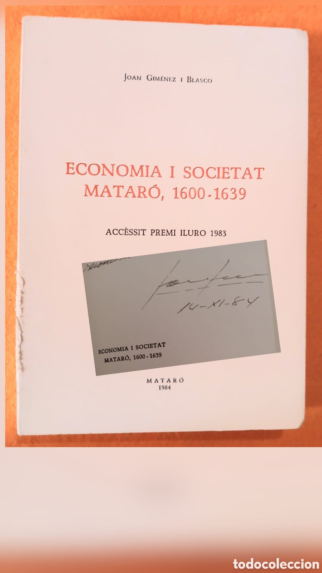 Libros: Economia i societat, Matar&oacute; 1600-1639