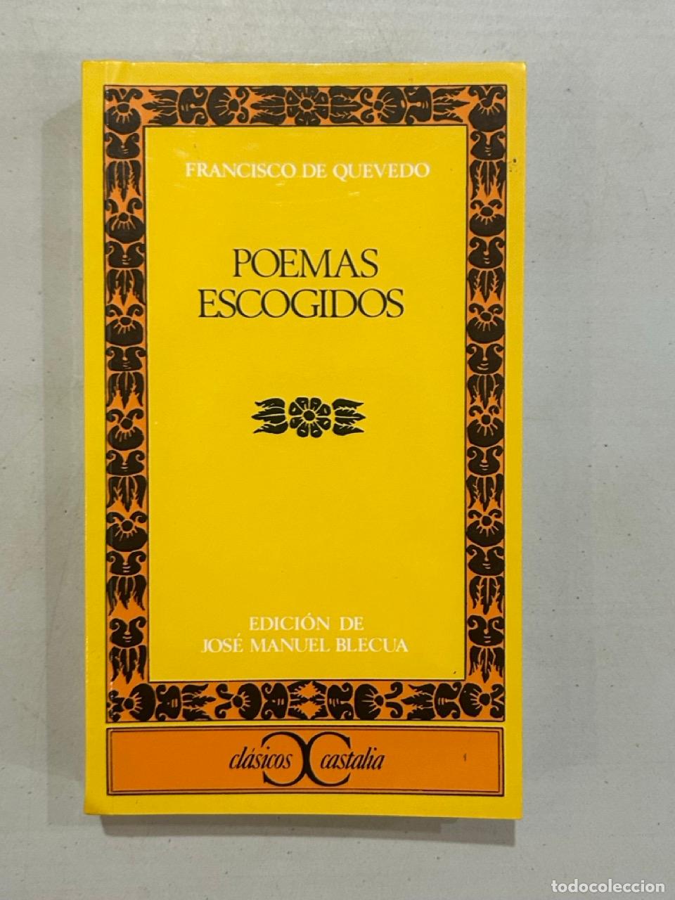 Libros: Francisco de Quevedo - Poemas escogidos - Foto 1