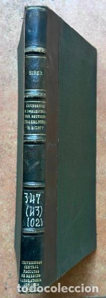books: GRUNDRISSE ZU BORLESUNGEN &Uuml;BER DEUTSCHES B&Uuml;RGERLICHES RECHT. 5 Erbrecht - SIBER, Heinrich